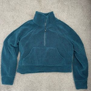 Lululemon Scuba Oversized Fleece Funnel Neck Half Zip Sweatshirt - M/L